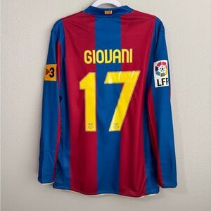 Barcelona 2007/2008 Giovani Dos Santos home jersey